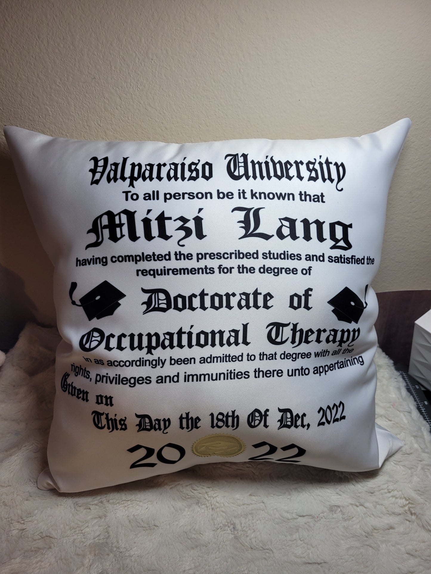 Custom Satin Pillows