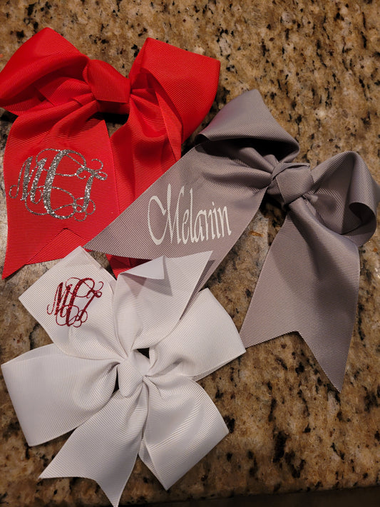 Personalized Hair Bows