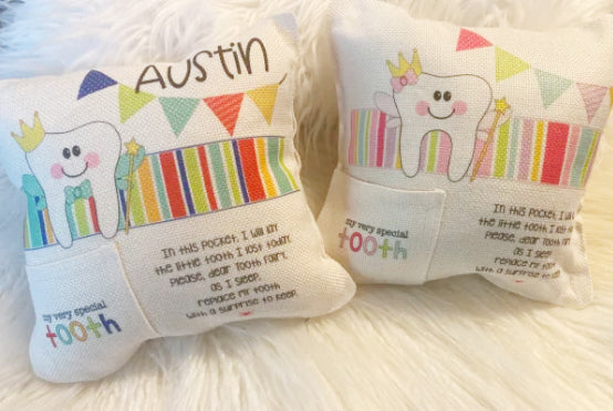 Blank tooth fairy pillowcase